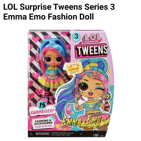 LOL Surprise Tweens Series 3 Emma Emo Fashion Doll - Picture 1 of 3